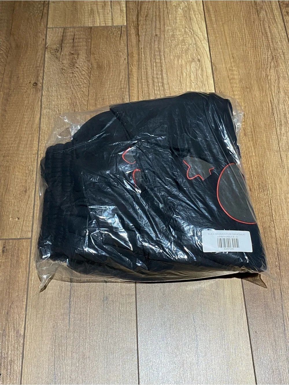 Sp5der Black Beluga Outline Black and Red Shorts Brand New Mens Size Small